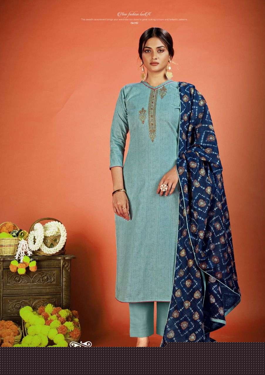 NETRA VOL-5 BY VASTU TEX 501 TO 510 SERIES BEAUTIFUL SUITS COLORFUL STYLISH FANCY CASUAL WEAR & ETHNIC WEAR LAWN COTTON PRINT DRESSES AT WHOLESALE PRICE