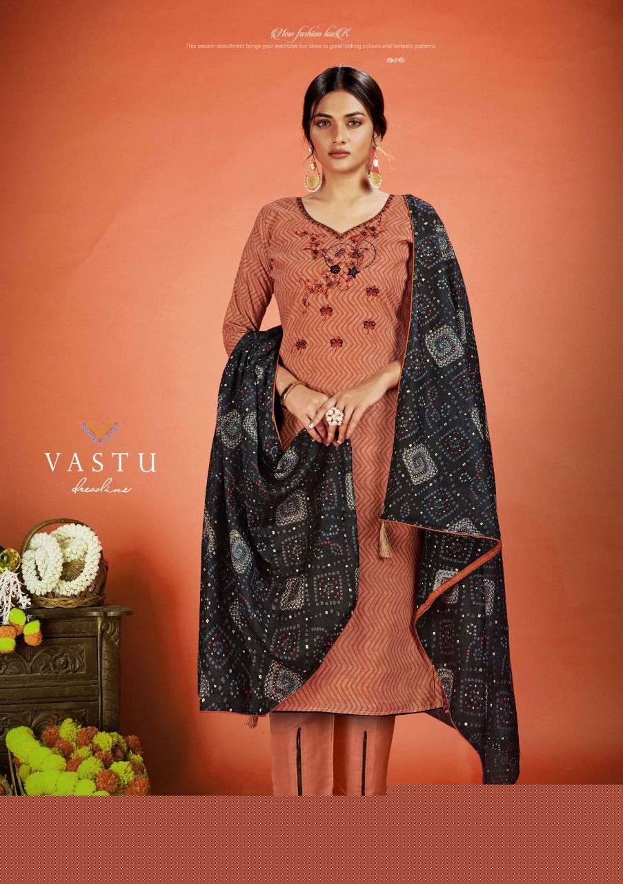 NETRA VOL-5 BY VASTU TEX 501 TO 510 SERIES BEAUTIFUL SUITS COLORFUL STYLISH FANCY CASUAL WEAR & ETHNIC WEAR LAWN COTTON PRINT DRESSES AT WHOLESALE PRICE