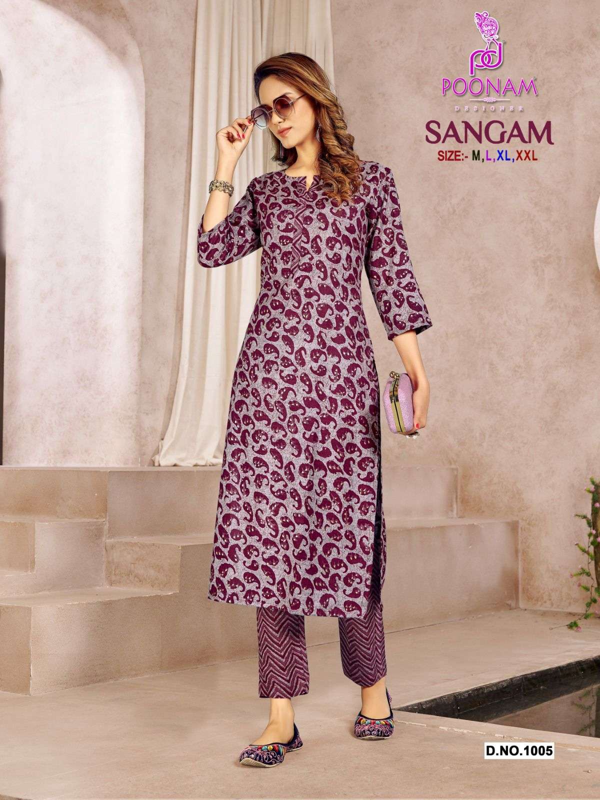 SANGAM BY SMIT CREATION SERIES 1001 TO 1009 STYLISH BEAUTIFUL COLOURFUL PRINTED & EMBROIDERED PARTY WEAR & OCCASIONAL WEAR ORIGNAL CAPSUAL PRINT DRESSES AT WHOLESALE PRICE