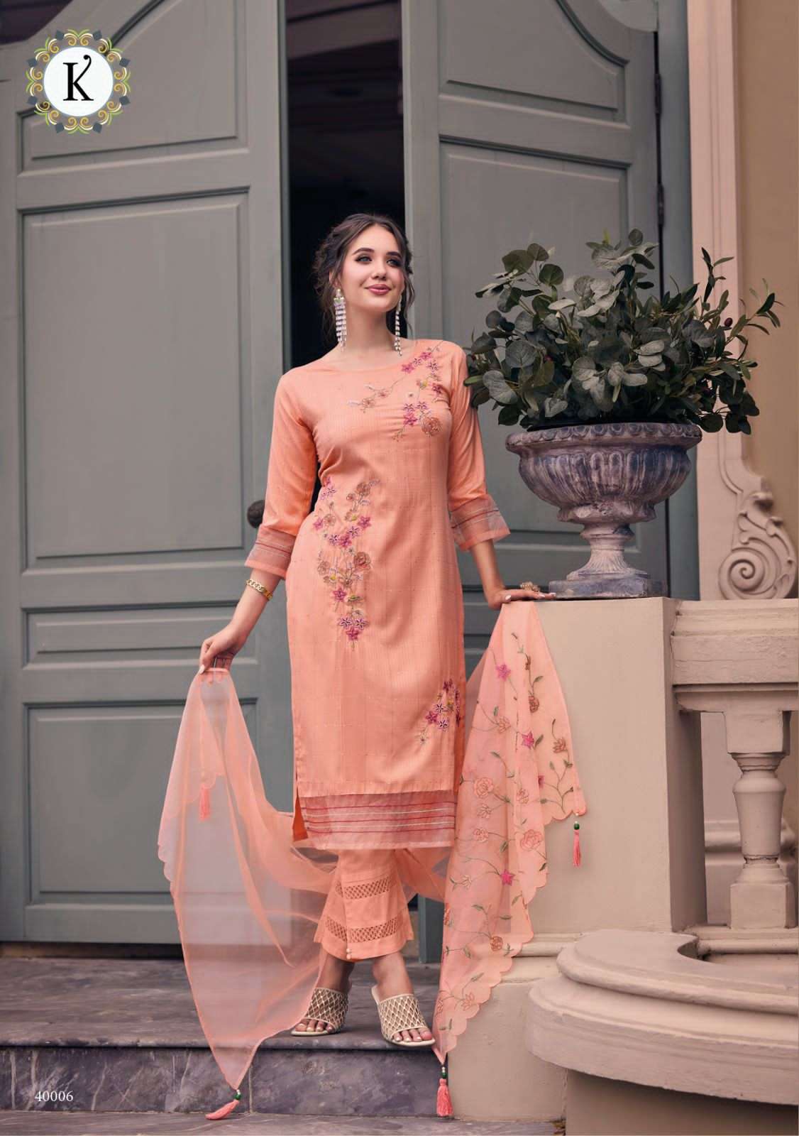 FLEUR VOL-2 BY KAILEE 40001 TO 40006 SERIES BEAUTIFUL STYLISH PAKISATNI SUITS FANCY COLORFUL CASUAL WEAR & ETHNIC WEAR & READY TO WEAR FANCY DRESSES AT WHOLESALE PRICE