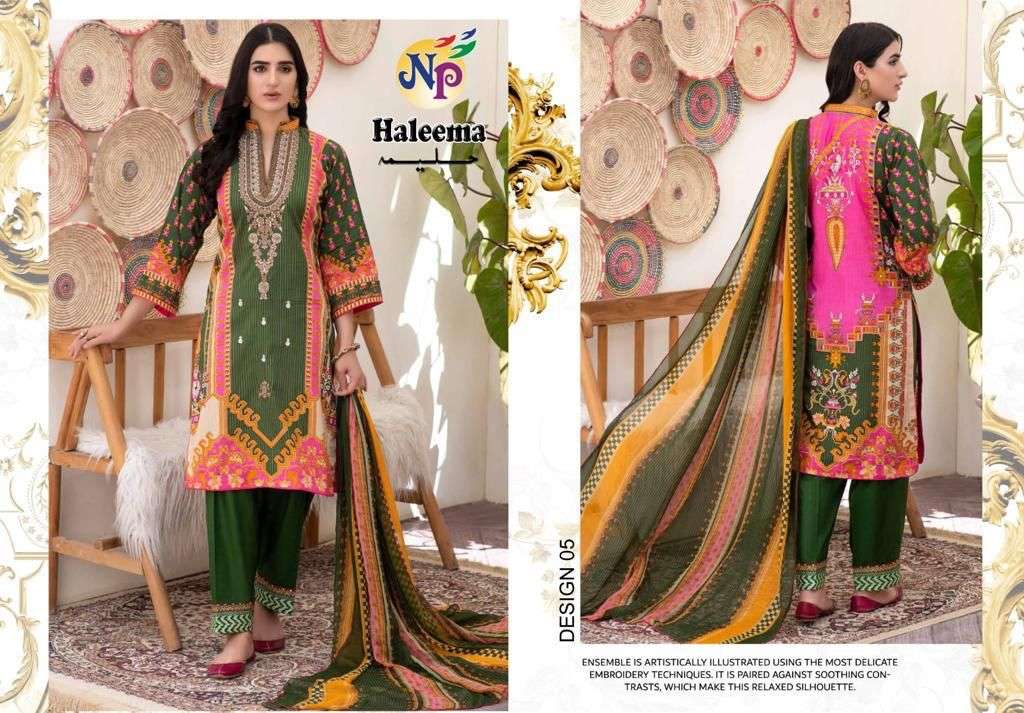 HALEEMA BY NAND GOPAL PRINTS 01 TO 10 SERIES BEAUTIFUL SUITS COLORFUL STYLISH FANCY CASUAL WEAR & ETHNIC WEAR LAWN COTTON DRESSES AT WHOLESALE PRICE