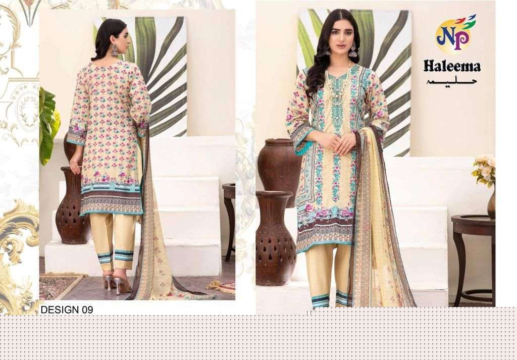 HALEEMA BY NAND GOPAL PRINTS 01 TO 10 SERIES BEAUTIFUL SUITS COLORFUL STYLISH FANCY CASUAL WEAR & ETHNIC WEAR LAWN COTTON DRESSES AT WHOLESALE PRICE