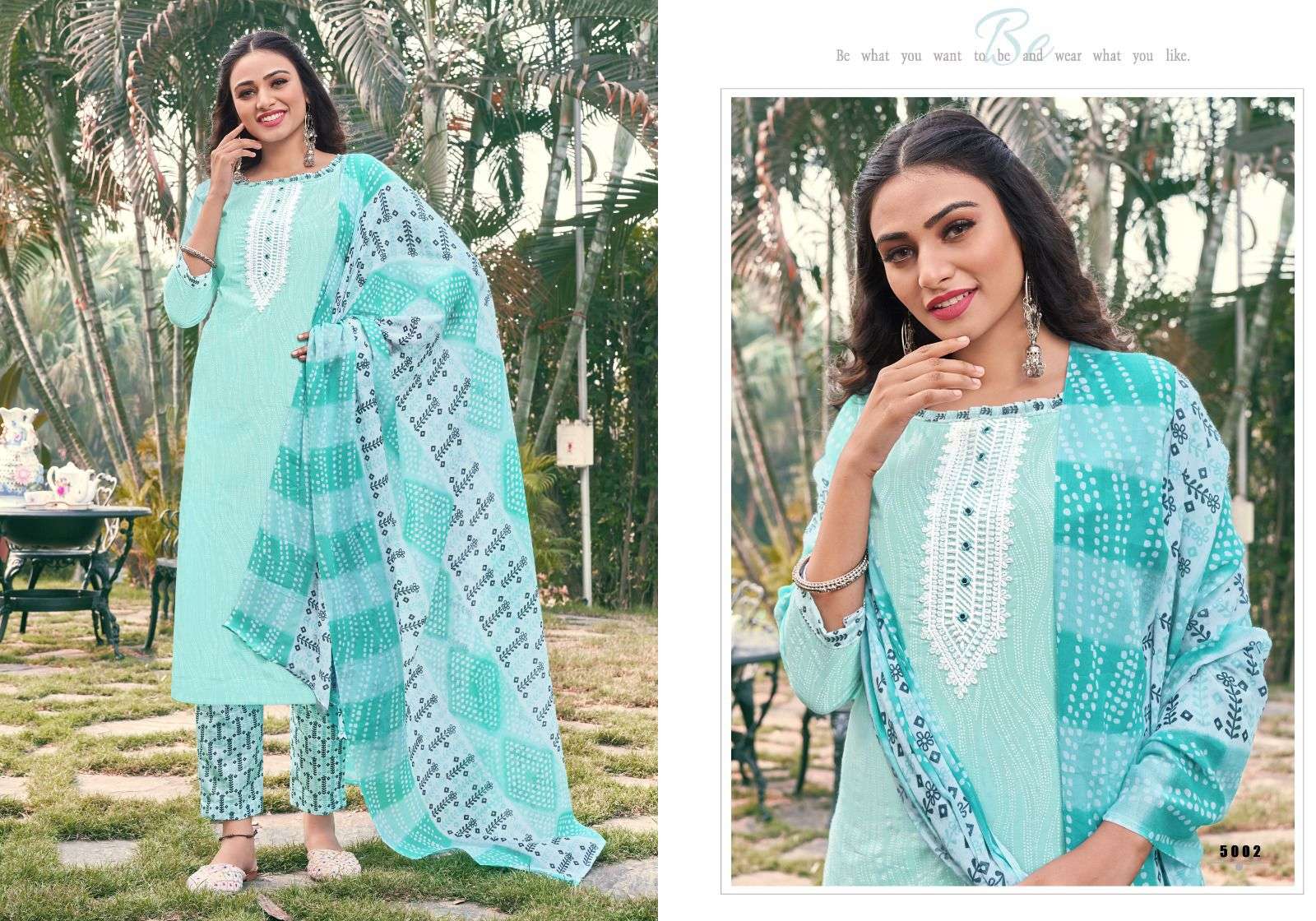 Blossom By Radha Fab 5001 To 5008 Series Beautiful Suits Colorful Stylish Fancy Casual Wear & Ethnic Wear Cotton Dresses At Wholesale Price