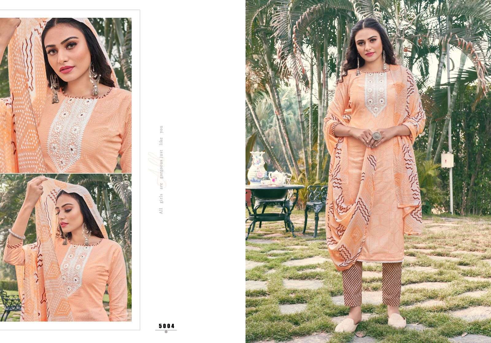Blossom By Radha Fab 5001 To 5008 Series Beautiful Suits Colorful Stylish Fancy Casual Wear & Ethnic Wear Cotton Dresses At Wholesale Price