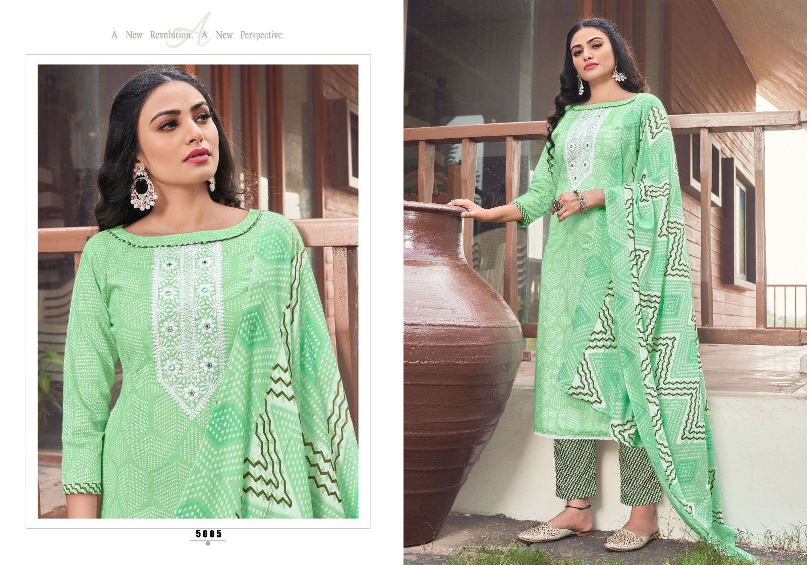 Blossom By Radha Fab 5001 To 5008 Series Beautiful Suits Colorful Stylish Fancy Casual Wear & Ethnic Wear Cotton Dresses At Wholesale Price