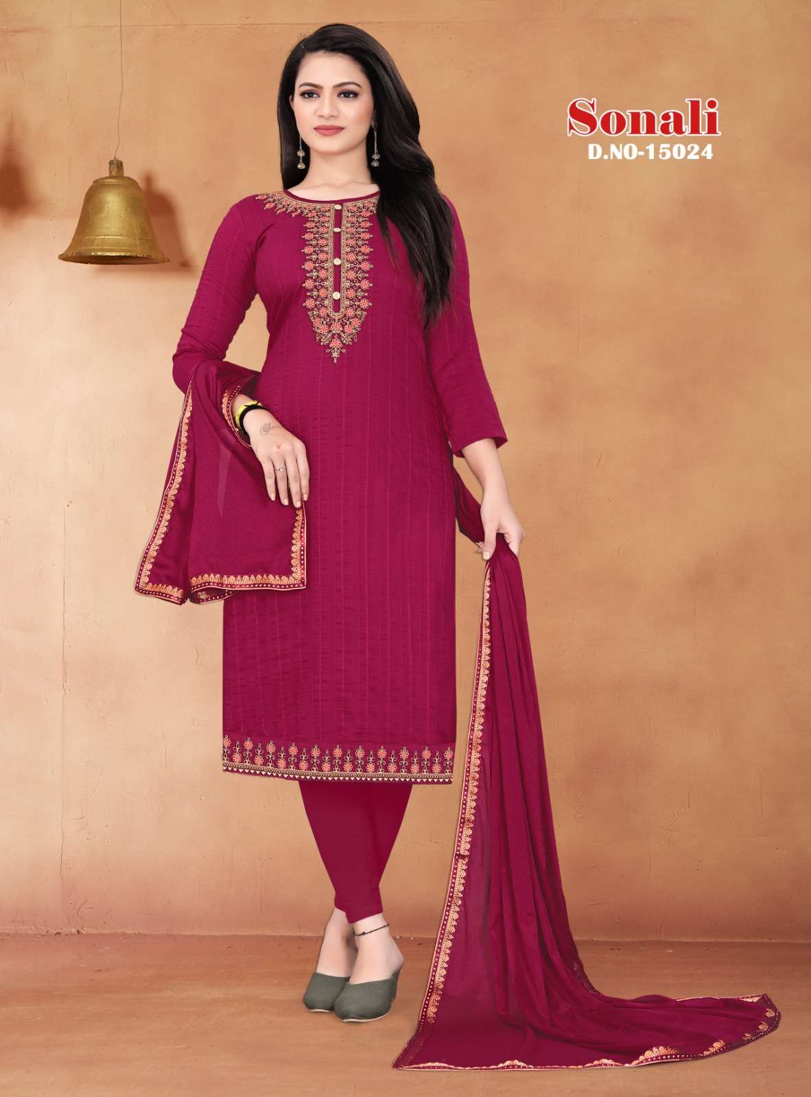 SONALI BY PANCH RATNA 15021 TO 15024 SERIES BEAUTIFUL STYLISH SUITS FANCY COLORFUL CASUAL WEAR & ETHNIC WEAR & READY TO WEAR SILK WITH WORK DRESSES AT WHOLESALE PRICE