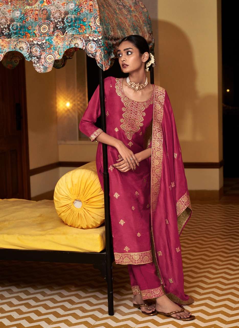 SABAA BY FOUR BUTTONS 2021 TO 2026 SERIES BEAUTIFUL STYLISH SUITS FANCY COLORFUL CASUAL WEAR & ETHNIC WEAR & READY TO WEAR SILK JACQUARD DRESSES AT WHOLESALE PRICE