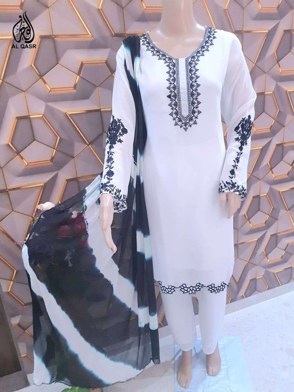 MA-10 COLOURS BY AL QASR 10-A TO 10-E SERIES BEAUTIFUL PAKISTANI SUITS COLORFUL STYLISH FANCY CASUAL WEAR & ETHNIC WEAR FAUX GEORGETTE DRESSES AT WHOLESALE PRICE