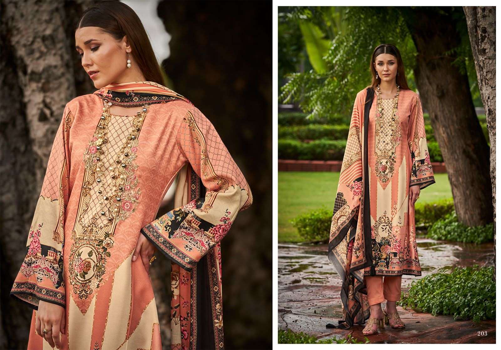 MEHTAB VOL-2 BY SADHANA FASHION 201 TO 208 SERIES BEAUTIFUL STYLISH FESTIVE SUITS FANCY COLORFUL CASUAL WEAR & ETHNIC WEAR & READY TO WEAR PURE JAM COTTON EMBROIDERY DRESSES AT WHOLESALE PRICE