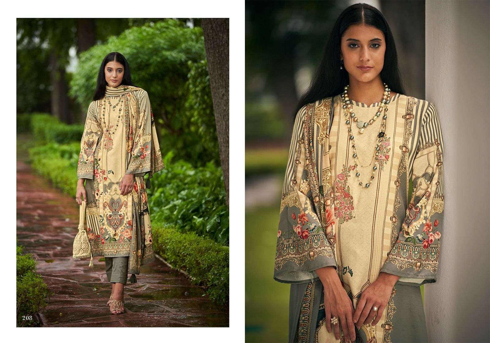 MEHTAB VOL-2 BY SADHANA FASHION 201 TO 208 SERIES BEAUTIFUL STYLISH FESTIVE SUITS FANCY COLORFUL CASUAL WEAR & ETHNIC WEAR & READY TO WEAR PURE JAM COTTON EMBROIDERY DRESSES AT WHOLESALE PRICE