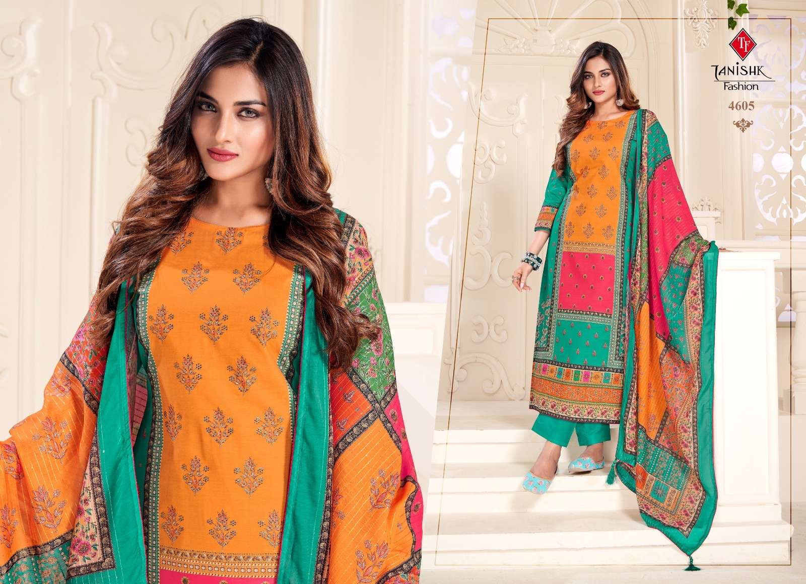 Ek-Punjabi Kudi By Tanishk Fashion 4601 To 4606 Series Beautiful Suits Colorful Stylish Fancy Casual Wear & Ethnic Wear Muslin Digital Print Dresses At Wholesale Price