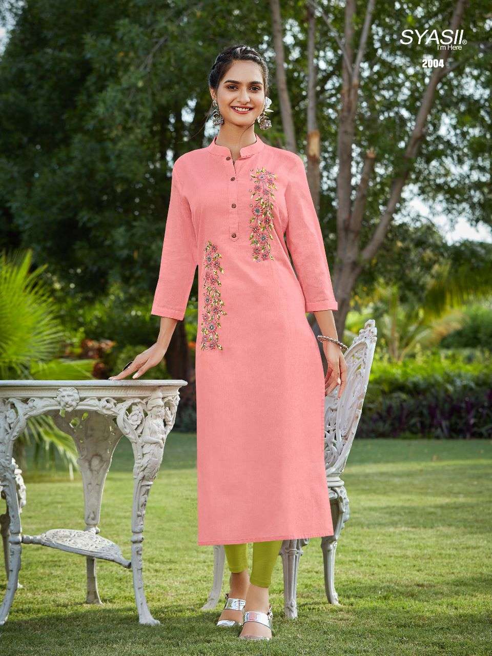 Aayat By Syasii 2001 To 2006 Series Designer Stylish Fancy Colorful Beautiful Party Wear & Ethnic Wear Collection Pure Cotton Kurtis At Wholesale Price