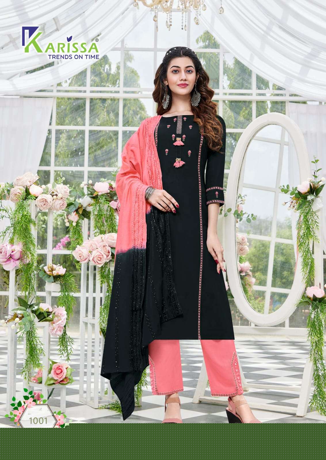 ANANYA BY KARISSA 1001 TO 1006 SERIES BEAUTIFUL SUITS COLORFUL STYLISH FANCY CASUAL WEAR & ETHNIC WEAR RAYON DRESSES AT WHOLESALE PRICE