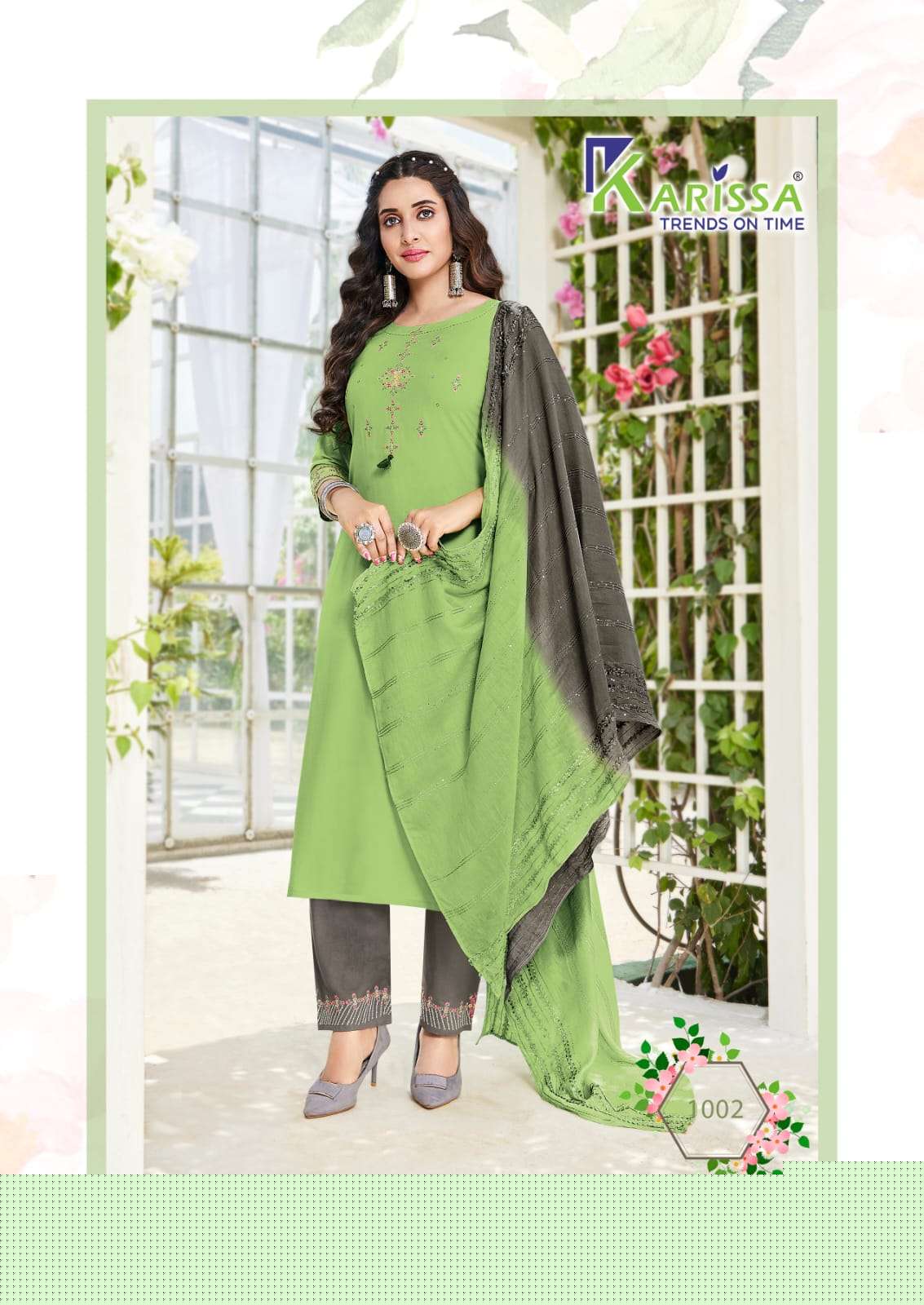 ANANYA BY KARISSA 1001 TO 1006 SERIES BEAUTIFUL SUITS COLORFUL STYLISH FANCY CASUAL WEAR & ETHNIC WEAR RAYON DRESSES AT WHOLESALE PRICE