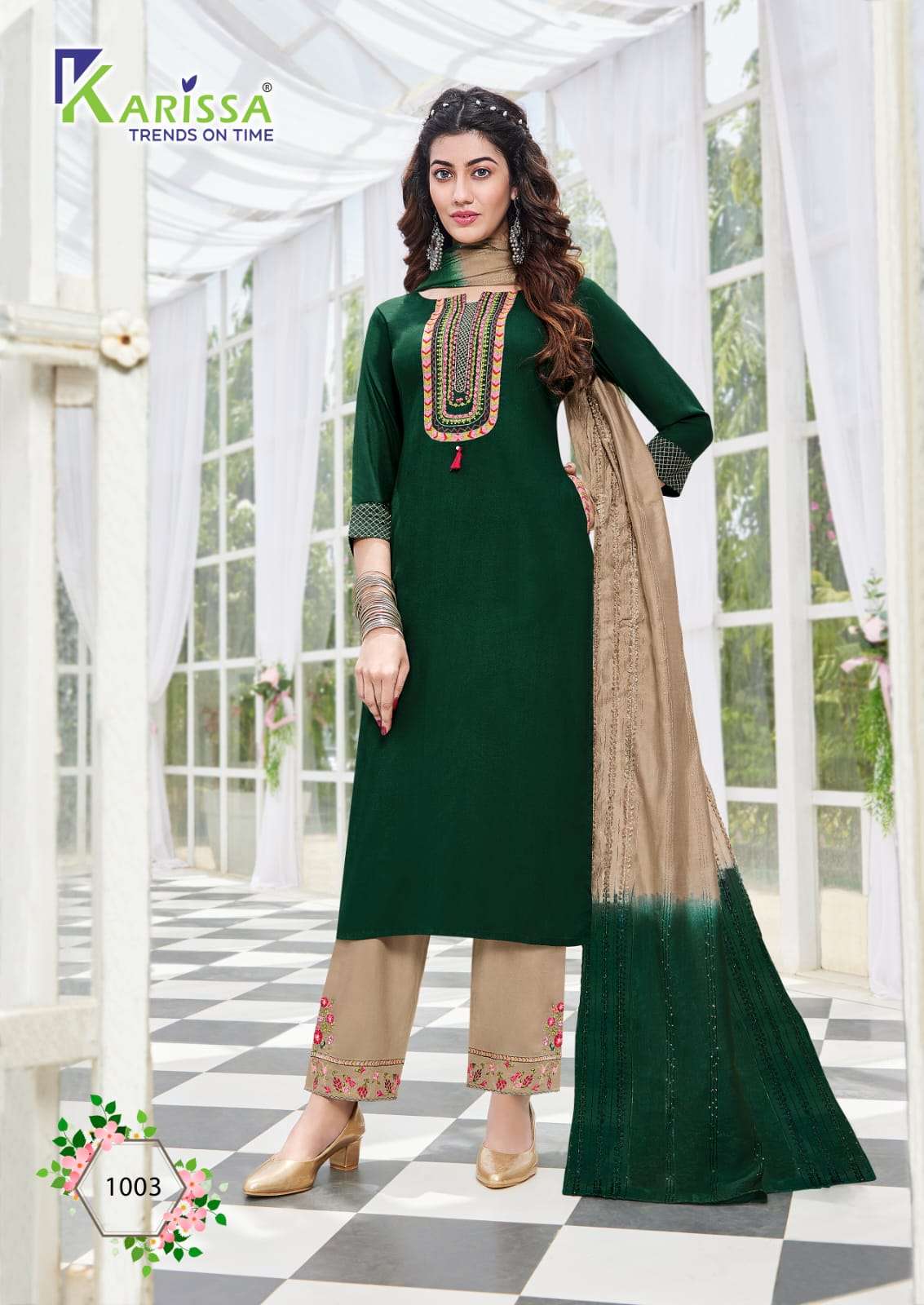 ANANYA BY KARISSA 1001 TO 1006 SERIES BEAUTIFUL SUITS COLORFUL STYLISH FANCY CASUAL WEAR & ETHNIC WEAR RAYON DRESSES AT WHOLESALE PRICE