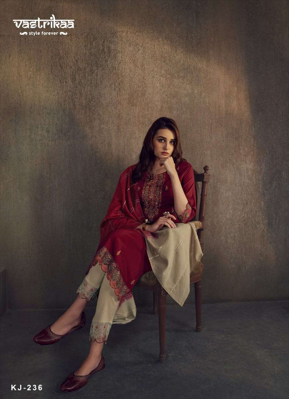 IBADAT BY VASTRIKAA 236 TO 241 SERIES DESIGNER SUITS COLLECTION BEAUTIFUL STYLISH FANCY COLORFUL PARTY WEAR & OCCASIONAL WEAR CHINNON DRESSES AT WHOLESALE PRICE