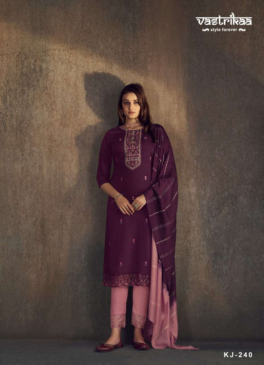 IBADAT BY VASTRIKAA 236 TO 241 SERIES DESIGNER SUITS COLLECTION BEAUTIFUL STYLISH FANCY COLORFUL PARTY WEAR & OCCASIONAL WEAR CHINNON DRESSES AT WHOLESALE PRICE