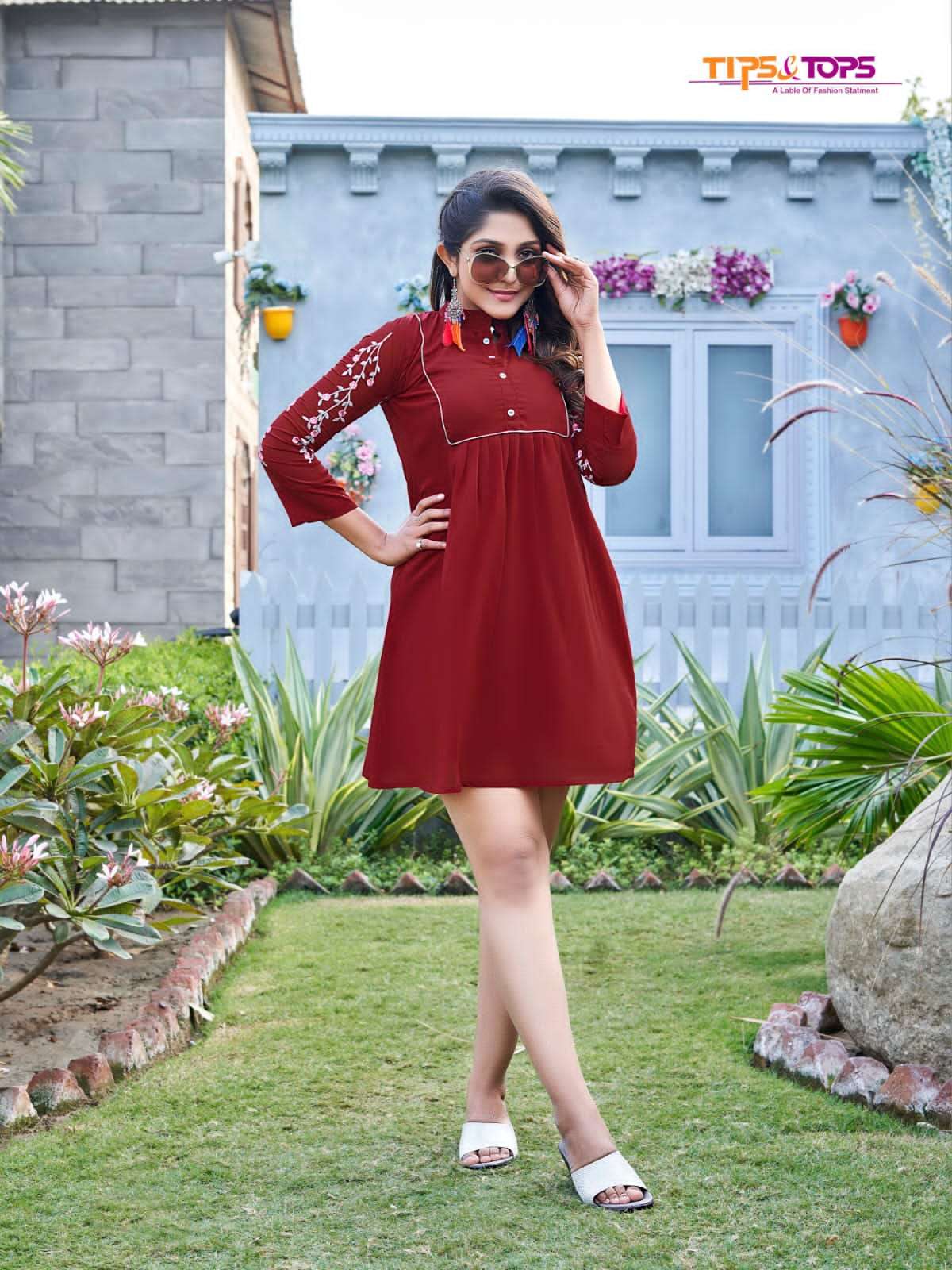 INSTA GIRL VOL-2 BY TIPS AND TOPS 1001 TO 1006 SERIES BEAUTIFUL STYLISH FANCY COLORFUL CASUAL WEAR & ETHNIC WEAR HEAVY GEORGETTE TOPS AT WHOLESALE PRICE