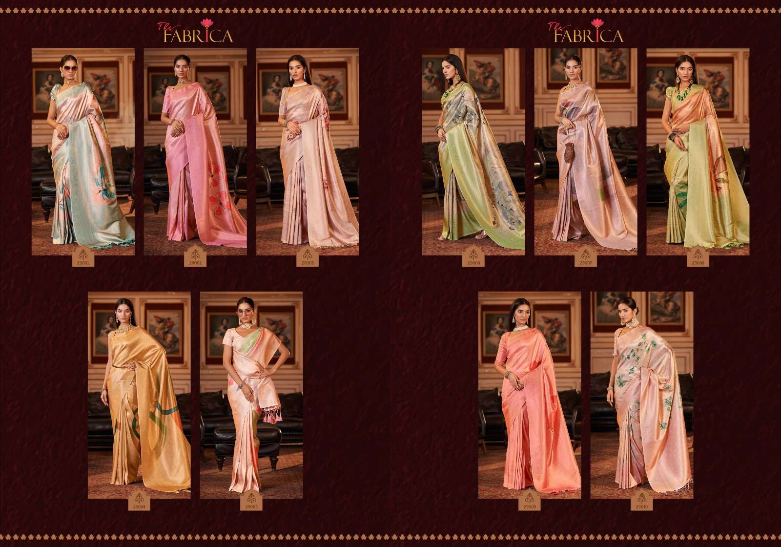 Stirling By The Fabrica 29001 To 29010 Series Indian Traditional Wear Collection Beautiful Stylish Fancy Colorful Party Wear & Occasional Wear Soft Jacquard Sarees At Wholesale Price
