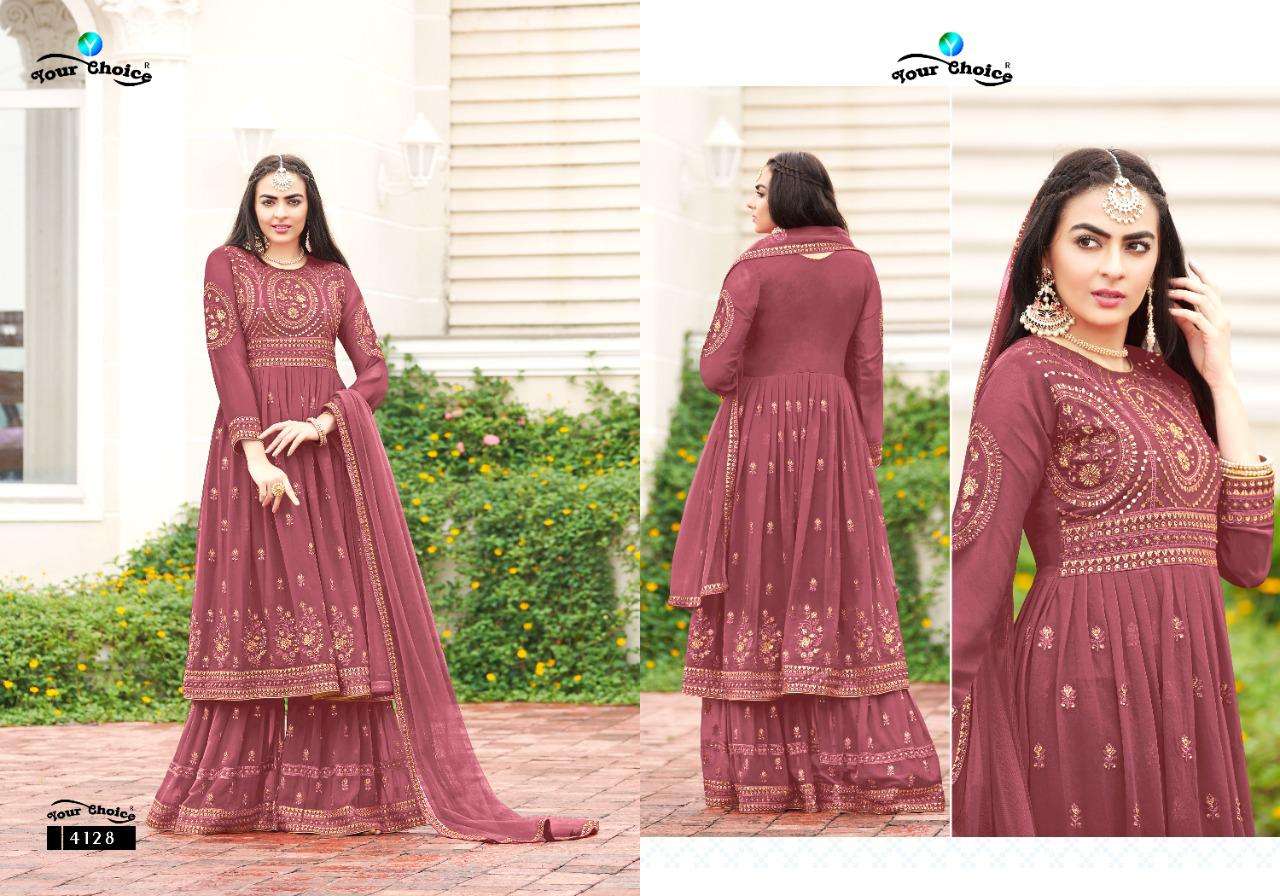 Biba Vol-3 By Your Choice 4125 To 4129 Series Beautiful Sharara Suits Colorful Stylish Fancy Casual Wear & Ethnic Wear Pure Georgette Dresses At Wholesale Price