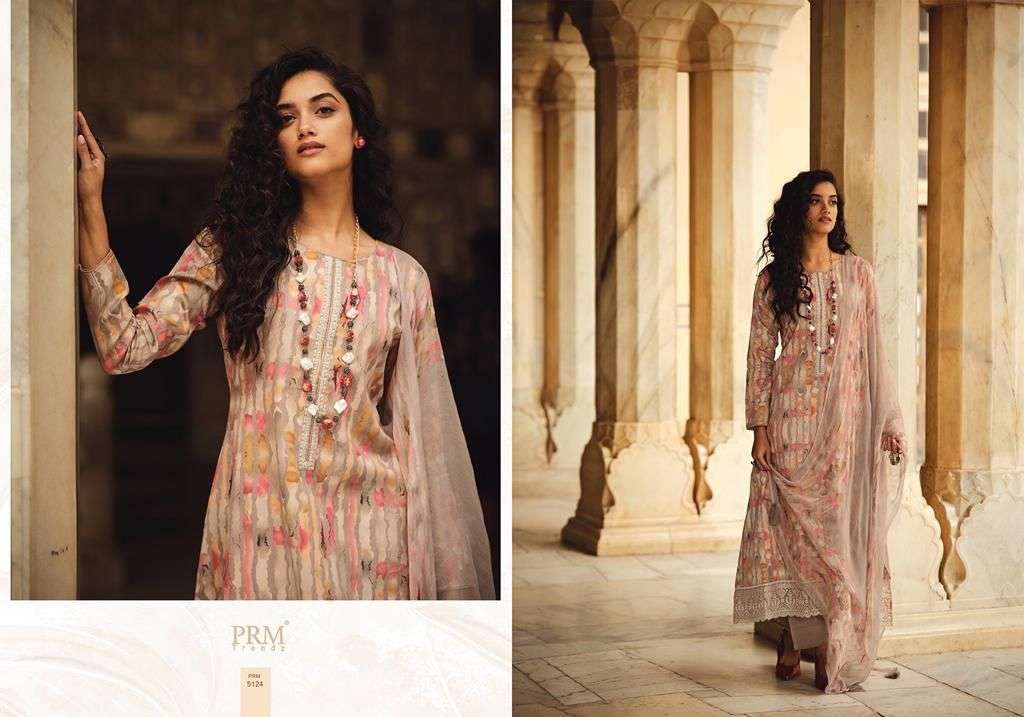 AMEENAH BY PRM TRENDZ 5122 TO 5131 SERIES DESIGNER SUITS COLLECTION BEAUTIFUL STYLISH COLORFUL FANCY PARTY WEAR & OCCASIONAL WEAR PURE JAM COTTON DRESSES AT WHOLESALE PRICE