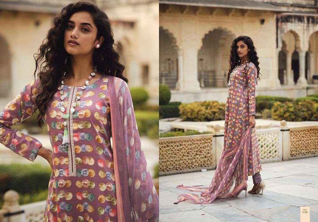 AMEENAH BY PRM TRENDZ 5122 TO 5131 SERIES DESIGNER SUITS COLLECTION BEAUTIFUL STYLISH COLORFUL FANCY PARTY WEAR & OCCASIONAL WEAR PURE JAM COTTON DRESSES AT WHOLESALE PRICE