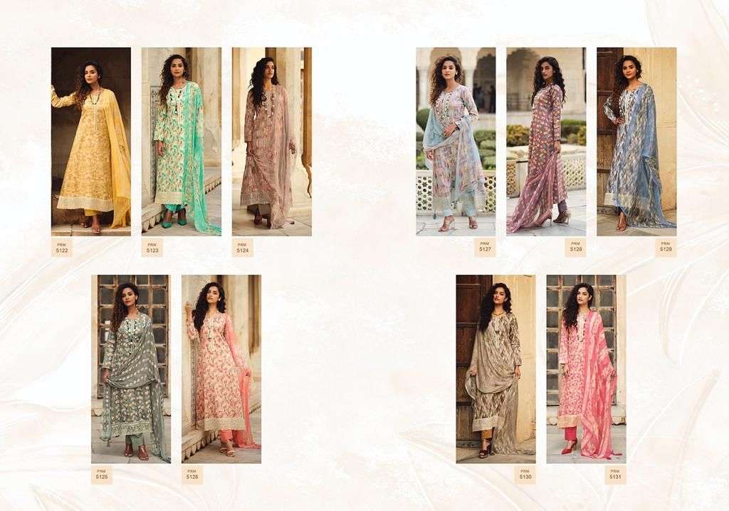 AMEENAH BY PRM TRENDZ 5122 TO 5131 SERIES DESIGNER SUITS COLLECTION BEAUTIFUL STYLISH COLORFUL FANCY PARTY WEAR & OCCASIONAL WEAR PURE JAM COTTON DRESSES AT WHOLESALE PRICE
