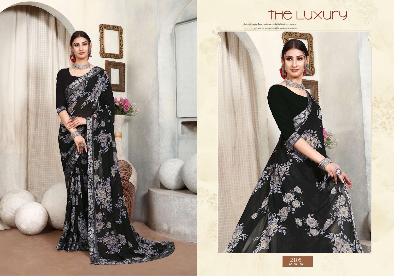 Shalimar By Mintorsi 2101 To 2106 Series Indian Traditional Wear Collection Beautiful Stylish Fancy Colorful Party Wear & Occasional Wear Satin Sarees At Wholesale Price