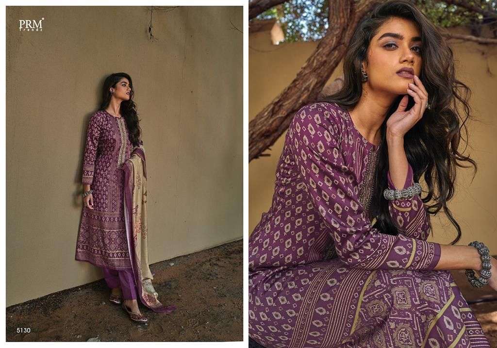 RINAZ BY PRM TRENDZ 5130 TO 5137 SERIES BEAUTIFUL SUITS COLORFUL STYLISH FANCY CASUAL WEAR & ETHNIC WEAR PURE JAM SILK DRESSES AT WHOLESALE PRICE