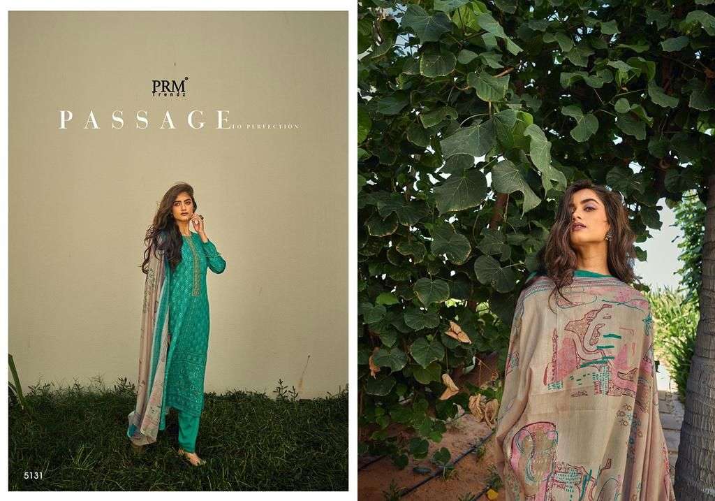 RINAZ BY PRM TRENDZ 5130 TO 5137 SERIES BEAUTIFUL SUITS COLORFUL STYLISH FANCY CASUAL WEAR & ETHNIC WEAR PURE JAM SILK DRESSES AT WHOLESALE PRICE