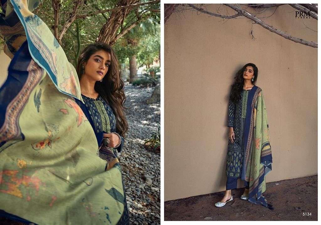 RINAZ BY PRM TRENDZ 5130 TO 5137 SERIES BEAUTIFUL SUITS COLORFUL STYLISH FANCY CASUAL WEAR & ETHNIC WEAR PURE JAM SILK DRESSES AT WHOLESALE PRICE