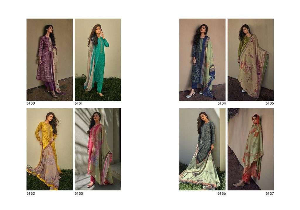 RINAZ BY PRM TRENDZ 5130 TO 5137 SERIES BEAUTIFUL SUITS COLORFUL STYLISH FANCY CASUAL WEAR & ETHNIC WEAR PURE JAM SILK DRESSES AT WHOLESALE PRICE