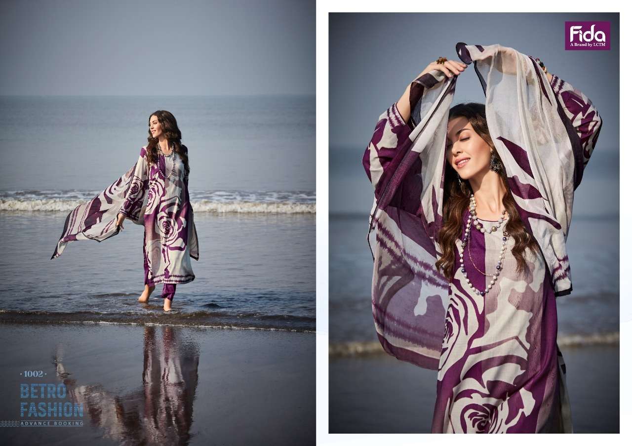 KATE BY FIDA 1001 TO 1006 SERIES BEAUTIFUL FESTIVE SUITS COLORFUL STYLISH FANCY CASUAL WEAR & ETHNIC WEAR COTTON SLUB DRESSES AT WHOLESALE PRICE