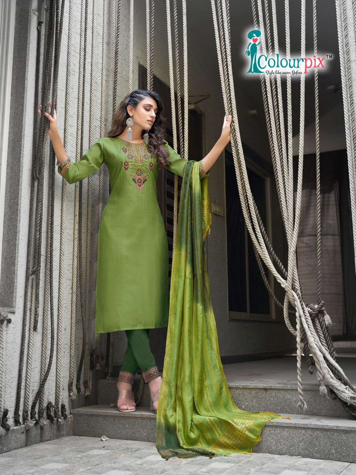 MAHI VOL-1 BY COLOURPIX 1001 TO 1006 SERIES DESIGNER SUITS BEAUTIFUL STYLISH FANCY COLORFUL PARTY WEAR & ETHNIC WEAR VISCOSE RAYON DRESSES AT WHOLESALE PRICE