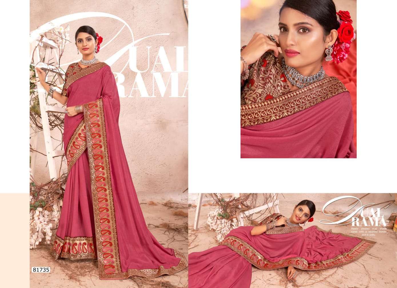 KAAMYA BY RIGHT WOMEN 81731 TO 81738 SERIES INDIAN TRADITIONAL WEAR COLLECTION BEAUTIFUL STYLISH FANCY COLORFUL PARTY WEAR & OCCASIONAL WEAR FANCY SAREES AT WHOLESALE PRICE