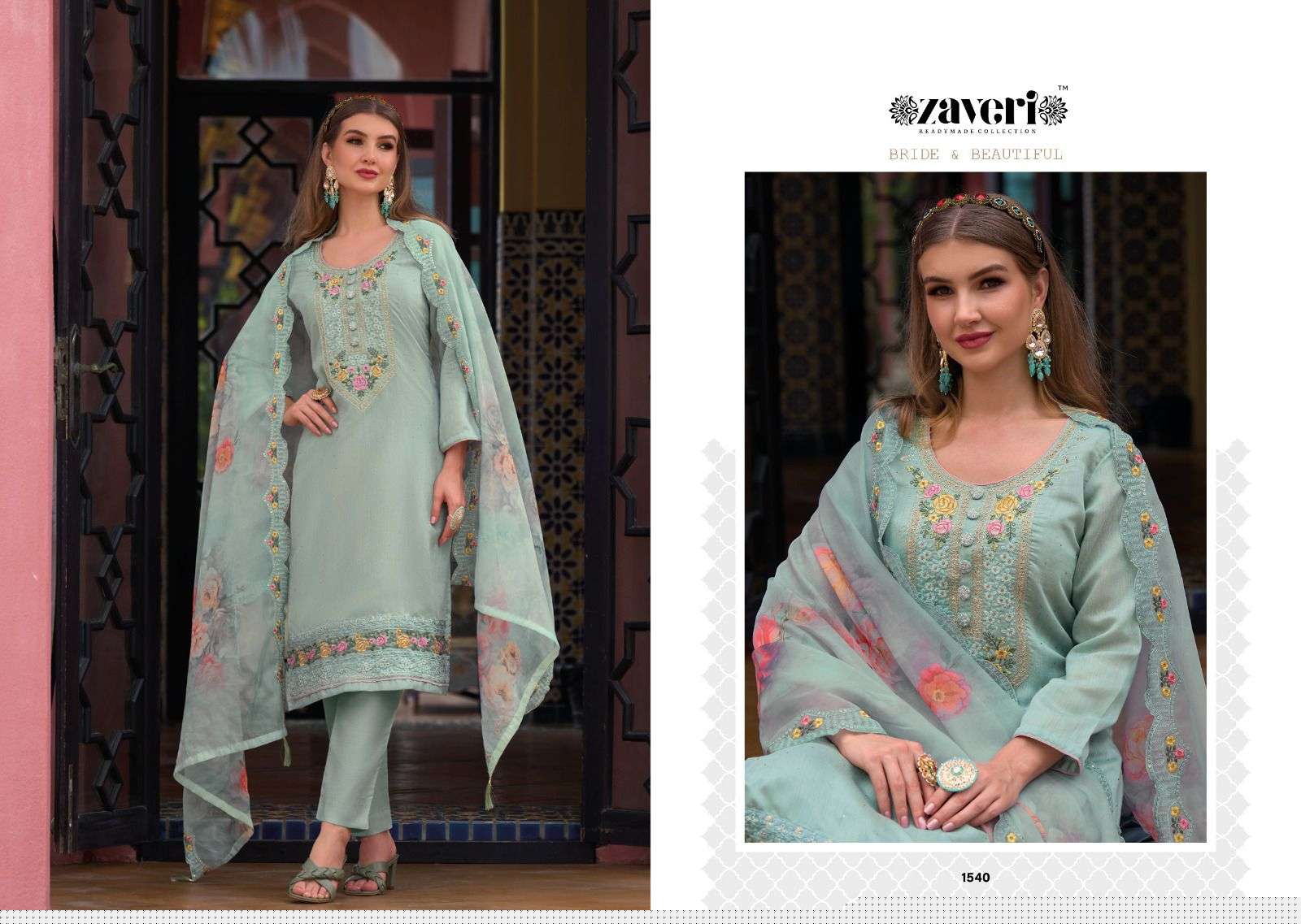 Imroz By Zaveri 1539 To 1542 Series Beautiful Suits Colorful Stylish Fancy Casual Wear & Ethnic Wear Viscose Silk Dresses At Wholesale Price