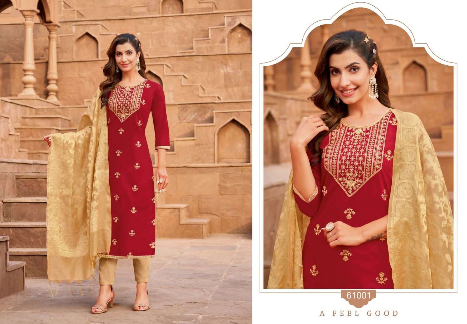 CHULBULI BY ARTIO 61001 TO 61010 SERIES BEAUTIFUL SUITS COLORFUL STYLISH FANCY CASUAL WEAR & ETHNIC WEAR PURE COTTON SILK DRESSES AT WHOLESALE PRICE