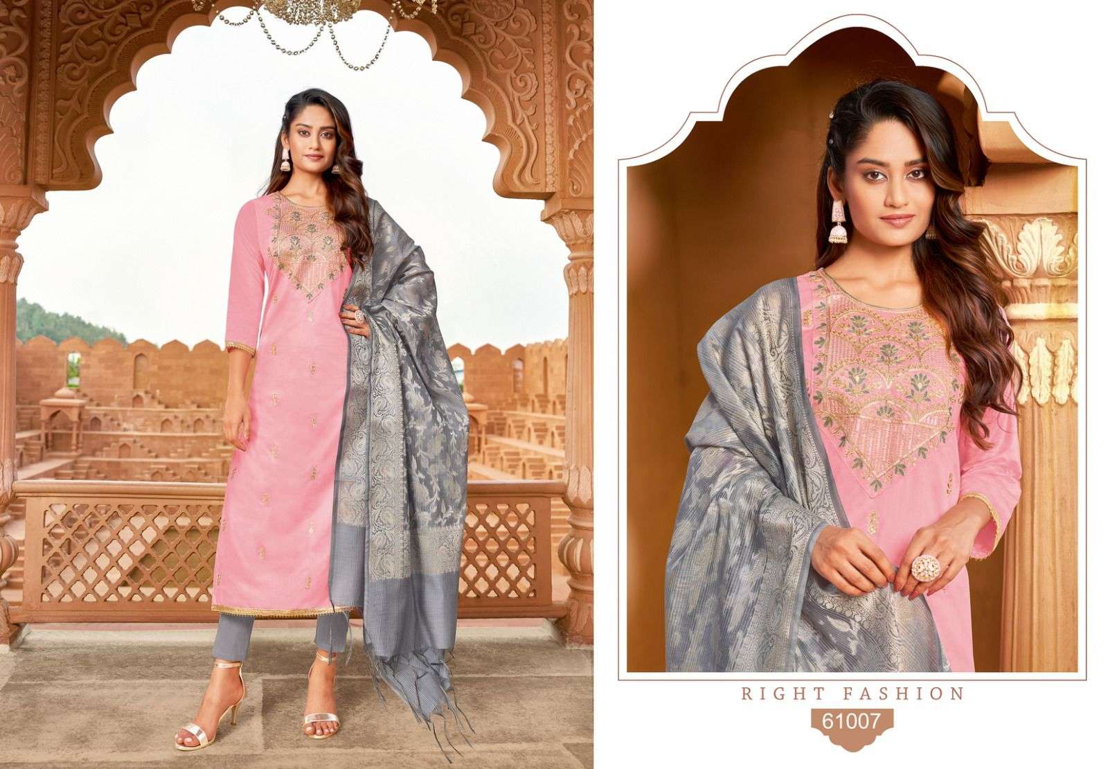 CHULBULI BY ARTIO 61001 TO 61010 SERIES BEAUTIFUL SUITS COLORFUL STYLISH FANCY CASUAL WEAR & ETHNIC WEAR PURE COTTON SILK DRESSES AT WHOLESALE PRICE