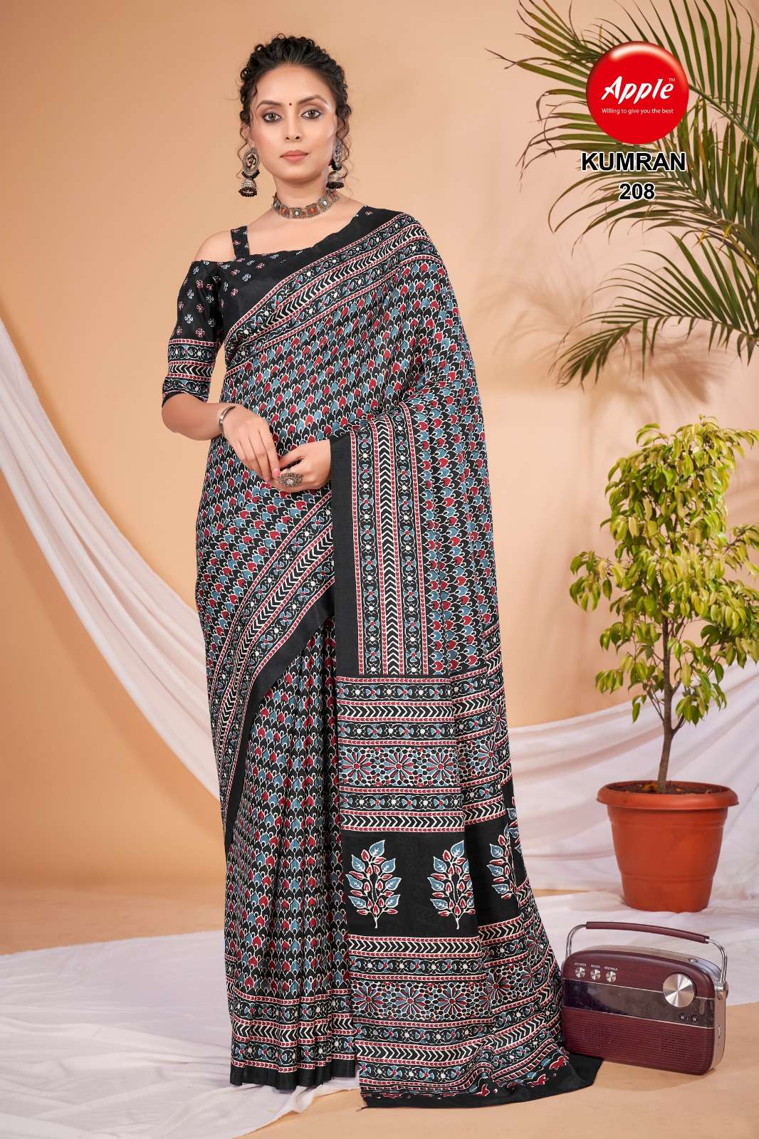 KUMRAN VOL-2 BY APPLE 201 TO 208 SERIES INDIAN TRADITIONAL WEAR COLLECTION BEAUTIFUL STYLISH FANCY COLORFUL PARTY WEAR & OCCASIONAL WEAR SILK SAREES AT WHOLESALE PRICE