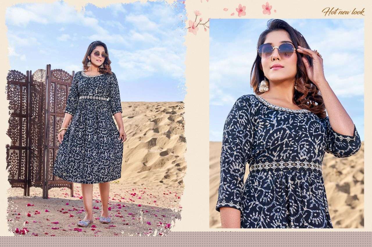 CARNIVAL BY PARI 1001 TO 1008 SERIES DESIGNER STYLISH FANCY COLORFUL BEAUTIFUL PARTY WEAR & ETHNIC WEAR COLLECTION RAYON PRINT KURTIS AT WHOLESALE PRICE