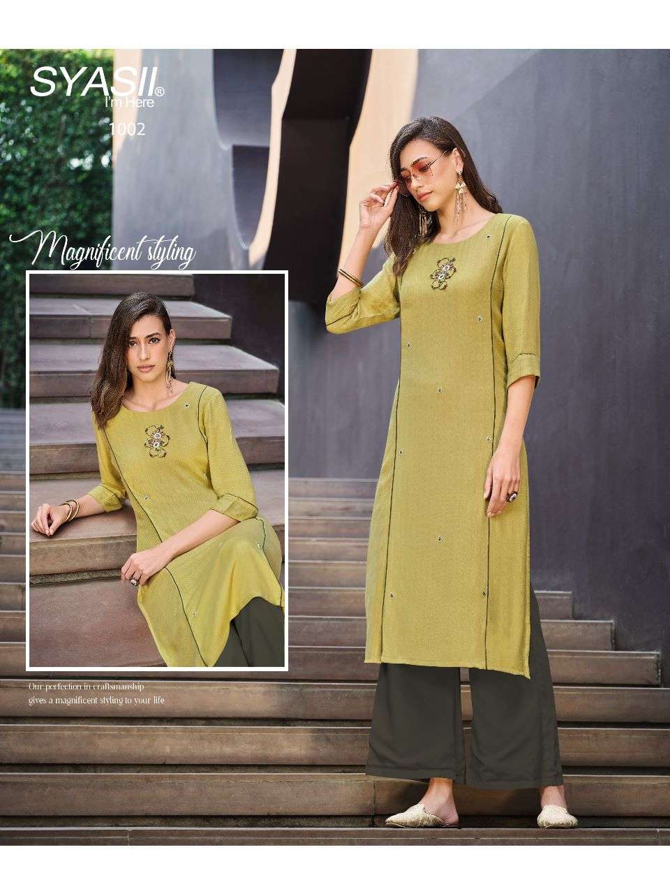 MAGICAL BEAUTY VOL-2 BY SYASII 1001 TO 1004 SERIES DESIGNER STYLISH FANCY COLORFUL BEAUTIFUL PARTY WEAR & ETHNIC WEAR COLLECTION VISCOSE RAYON KURTIS AT WHOLESALE PRICE