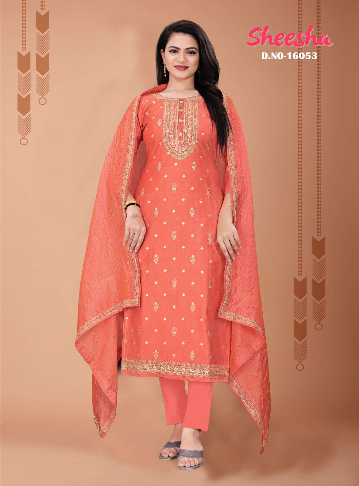 SHEESHA BY PANCH RATNA 15051 TO 15054 SERIES BEAUTIFUL SUITS COLORFUL STYLISH FANCY CASUAL WEAR & ETHNIC WEAR DOLA JACQUARD DRESSES AT WHOLESALE PRICE