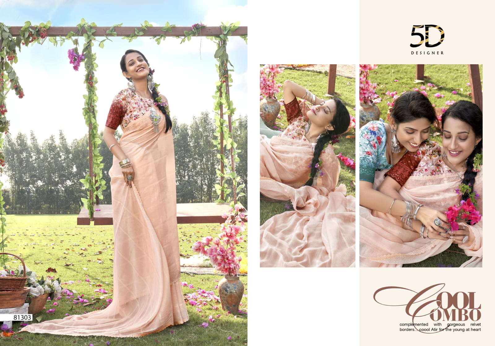 MATWALI BY 5D DESIGNER 80301 TO 80308 SERIES INDIAN TRADITIONAL WEAR COLLECTION BEAUTIFUL STYLISH FANCY COLORFUL PARTY WEAR & OCCASIONAL WEAR FANCY SAREES AT WHOLESALE PRICE