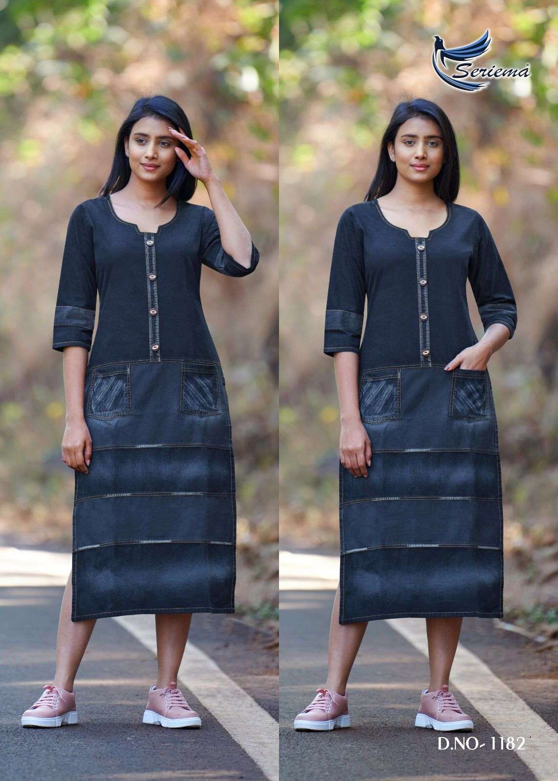 KUMB CAPTURE VOL-4 BY SPARROW 1178 TO 1185 SERIES DESIGNER STYLISH FANCY COLORFUL BEAUTIFUL PARTY WEAR & ETHNIC WEAR COLLECTION COTTON DENIM KURTIS AT WHOLESALE PRICE