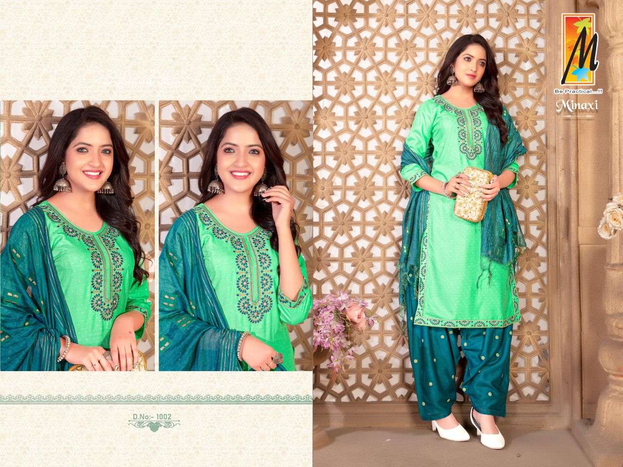 Minaxi By Master 1001 To 1008 Series Designer Patiyala Suits Collection Beautiful Stylish Fancy Colorful Party Wear & Occasional Wear Rayon Print Dresses At Wholesale Price