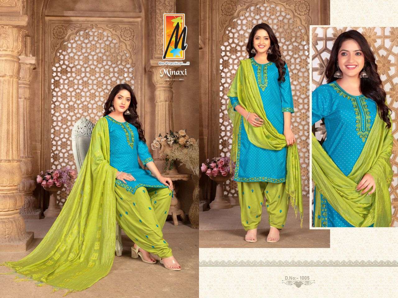 Minaxi By Master 1001 To 1008 Series Designer Patiyala Suits Collection Beautiful Stylish Fancy Colorful Party Wear & Occasional Wear Rayon Print Dresses At Wholesale Price