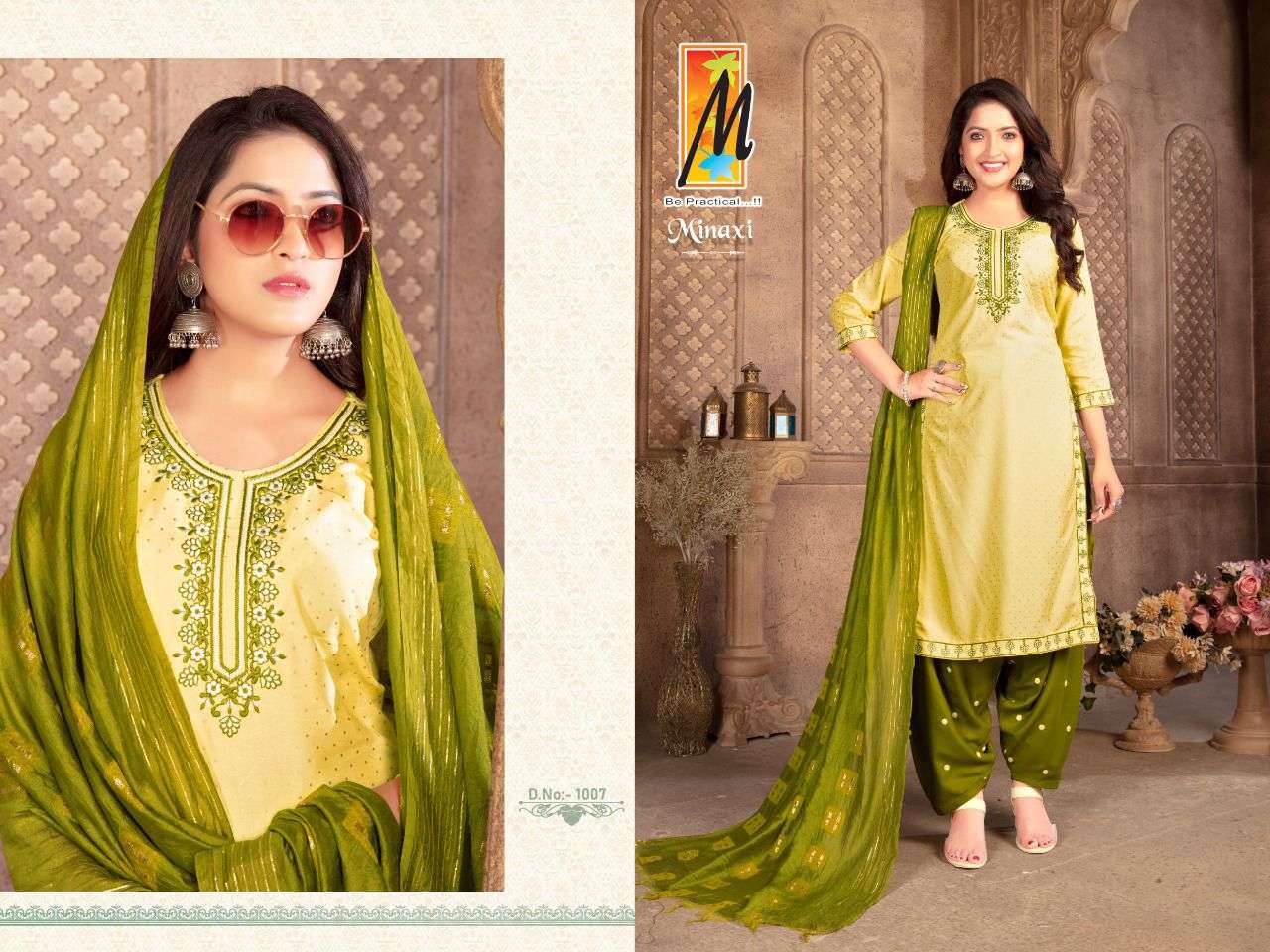 Minaxi By Master 1001 To 1008 Series Designer Patiyala Suits Collection Beautiful Stylish Fancy Colorful Party Wear & Occasional Wear Rayon Print Dresses At Wholesale Price