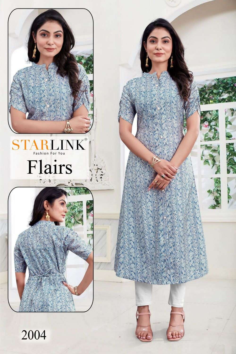 Flairs By Starlink 2001 To 2010 Series Beautiful Stylish Fancy Colorful Casual Wear & Ethnic Wear Modal Viscose Prints Kurtis At Wholesale Price