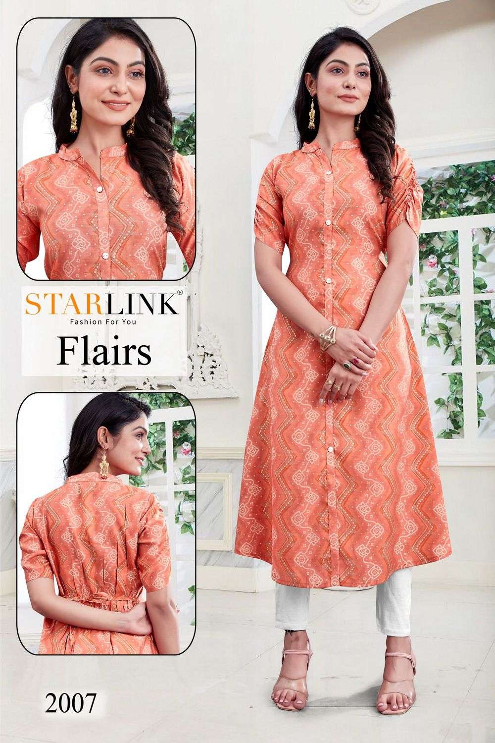 Flairs By Starlink 2001 To 2010 Series Beautiful Stylish Fancy Colorful Casual Wear & Ethnic Wear Modal Viscose Prints Kurtis At Wholesale Price