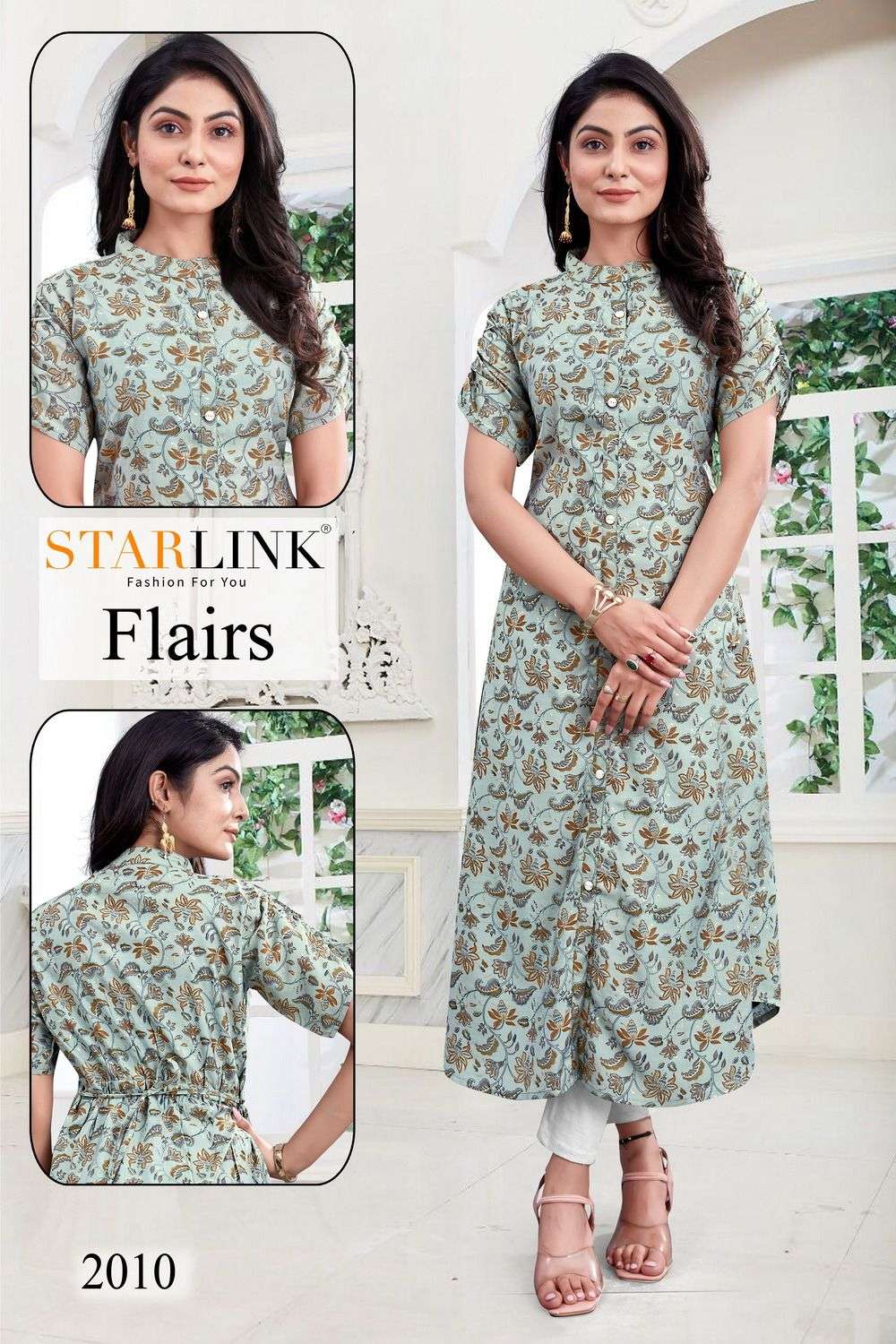 Flairs By Starlink 2001 To 2010 Series Beautiful Stylish Fancy Colorful Casual Wear & Ethnic Wear Modal Viscose Prints Kurtis At Wholesale Price